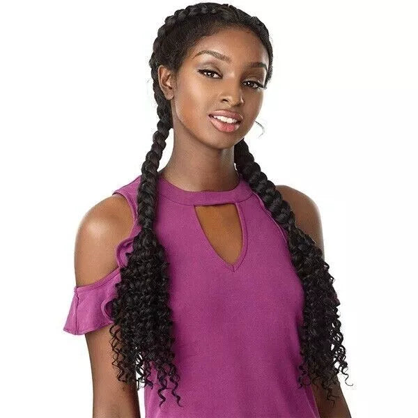 Cloud 9 Braided Lace Wig - Bohemian Dutch Braid Col 1B