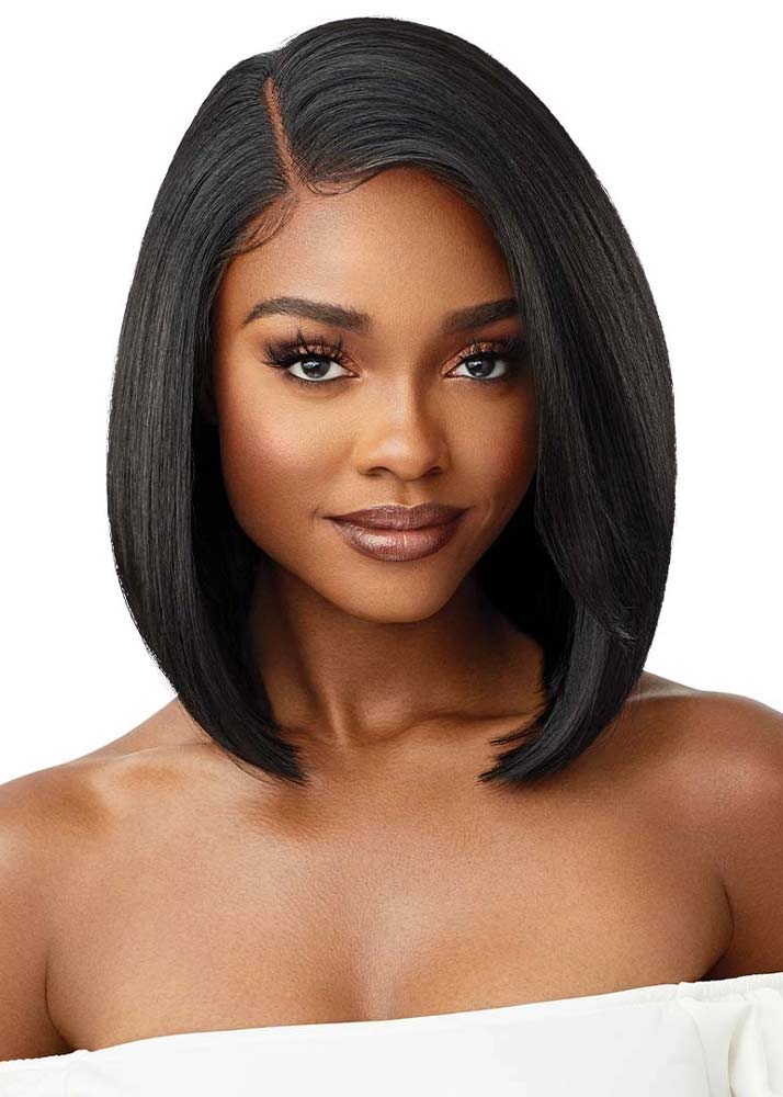 Outre 13" x 4" Fully Hand Tied Synthetic Lace Frontal Wig JENISSE Col 1B