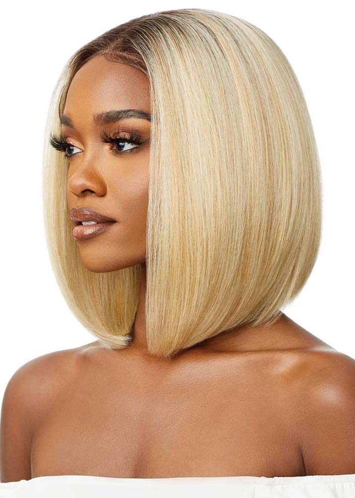 Outre 13" x 4" Fully Hand Tied Synthetic Lace Frontal Wig JENISSE Col 1B
