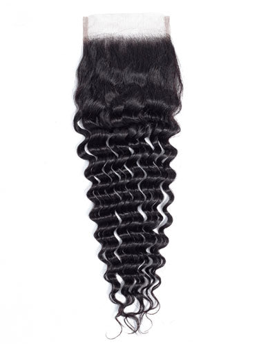 Deep Wave #1B-Natural Black 18 inch Closure