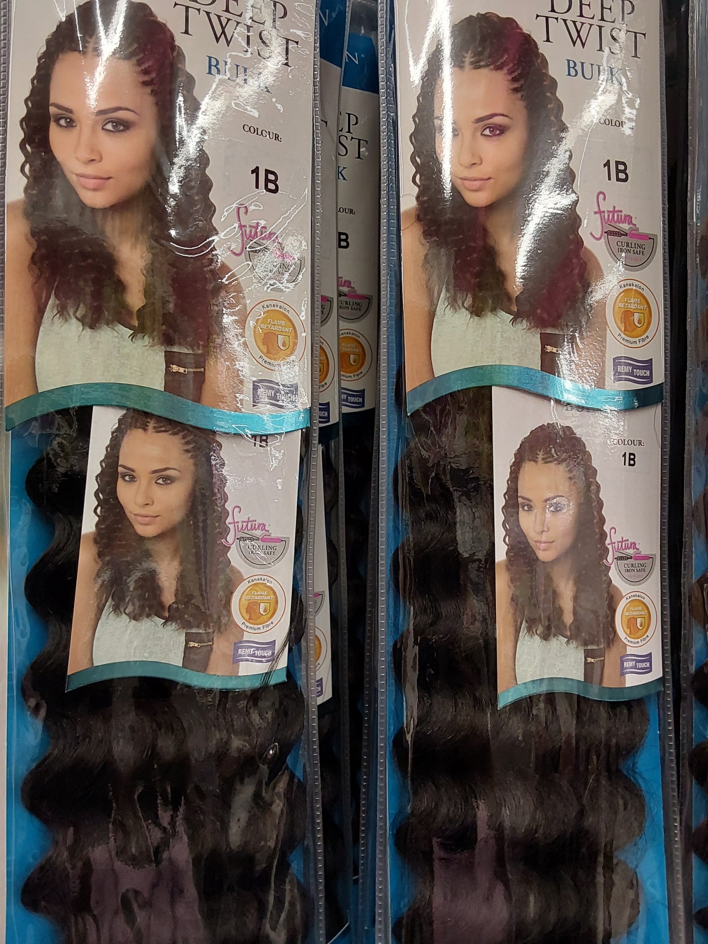 IMPRESSION SYNTHETIC CURLY HAIR EXTENSION BRAIDS - DEEP TWIST BULK