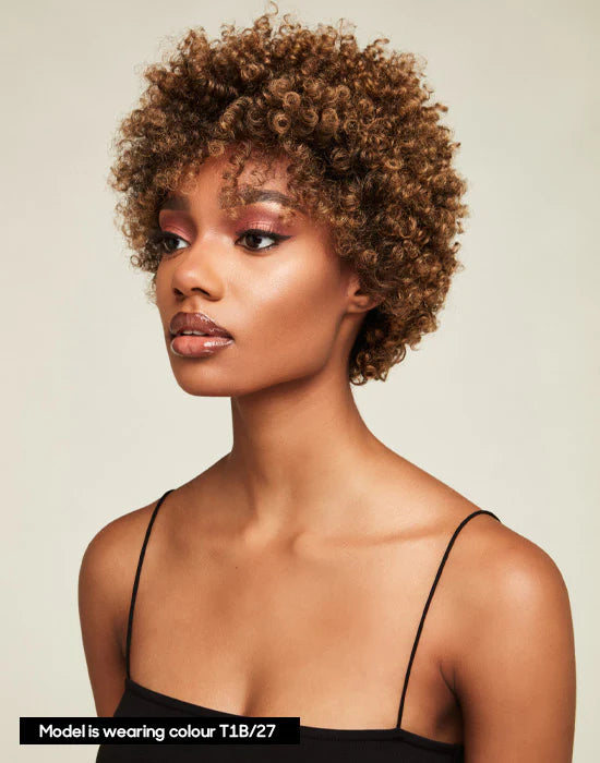 FEME AFRO LACE WIG - SOFT NATURAL CURL 1B