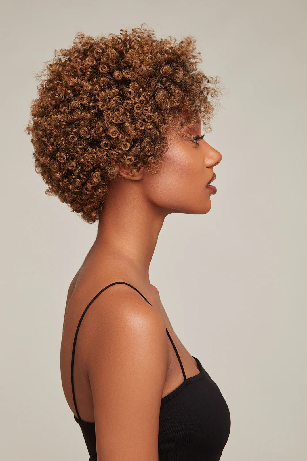 FEME AFRO LACE WIG - SOFT NATURAL CURL 1B