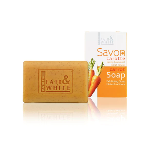 Fair & White Original Exfoliating Soap 200g with Carrot Oil