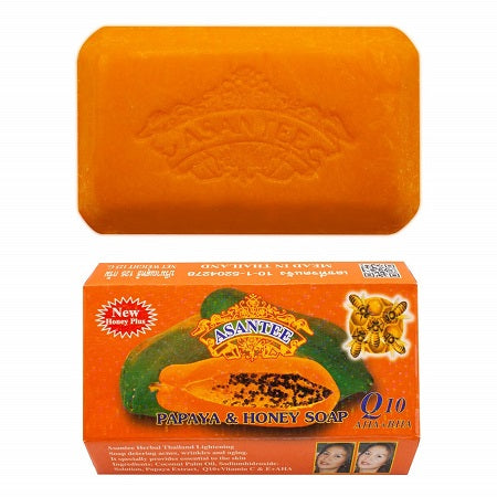 Asantee Papaya & Honey Herbal Soap