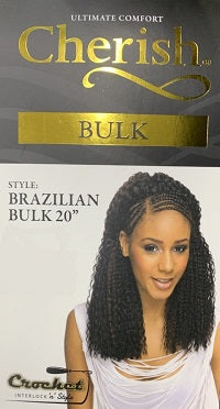 CHERISH  BRAZILIAN BULK 20" INCH HAIR FOR BRAIDING | CROCHET BRAIDS