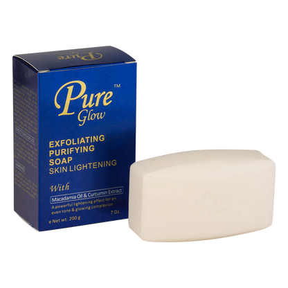 Pure Glow Exfoliating Purifying Skin Lightening Soap