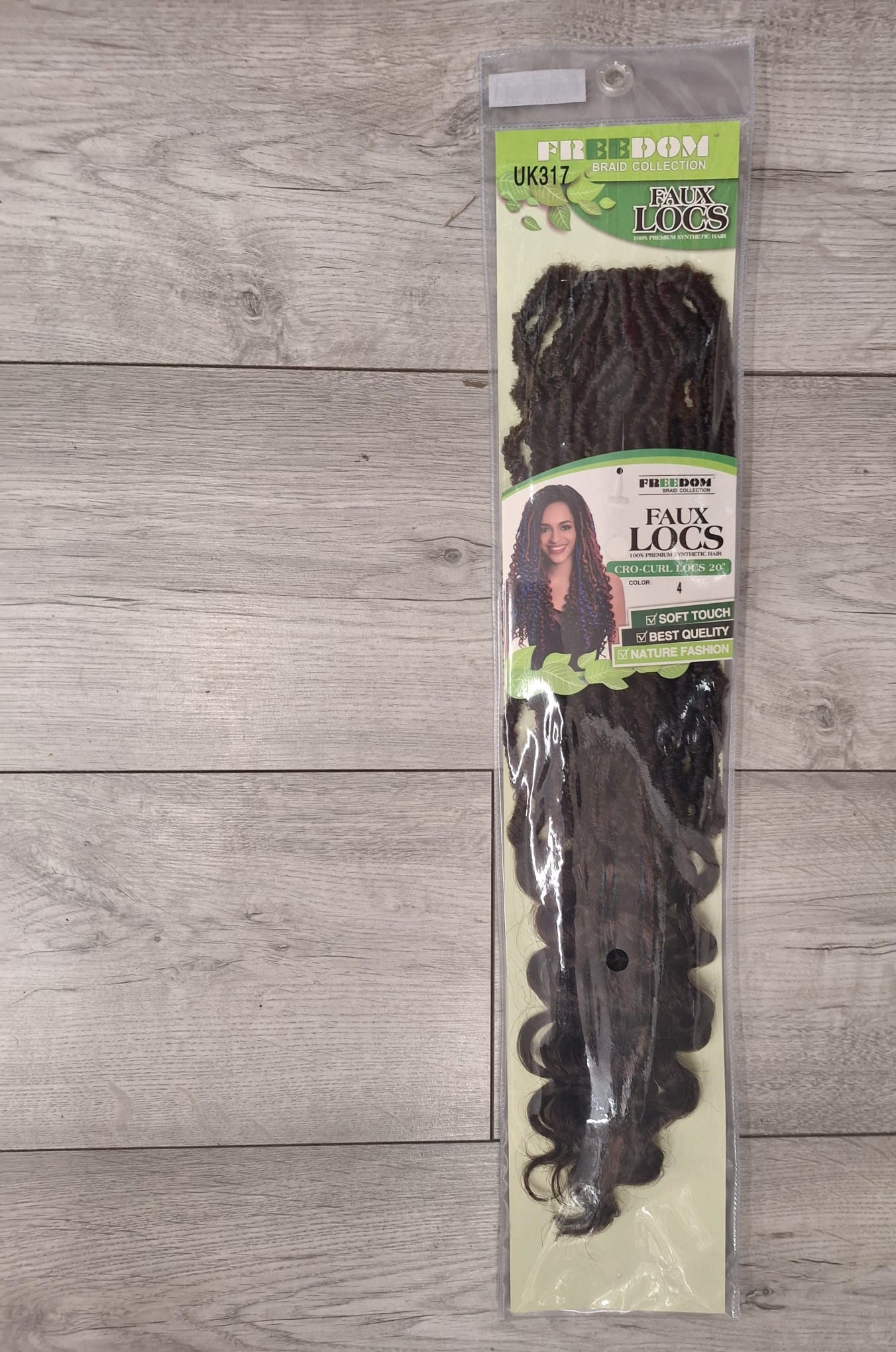 FREEDOM SYN CRO CURL FAUX LOCS 20"