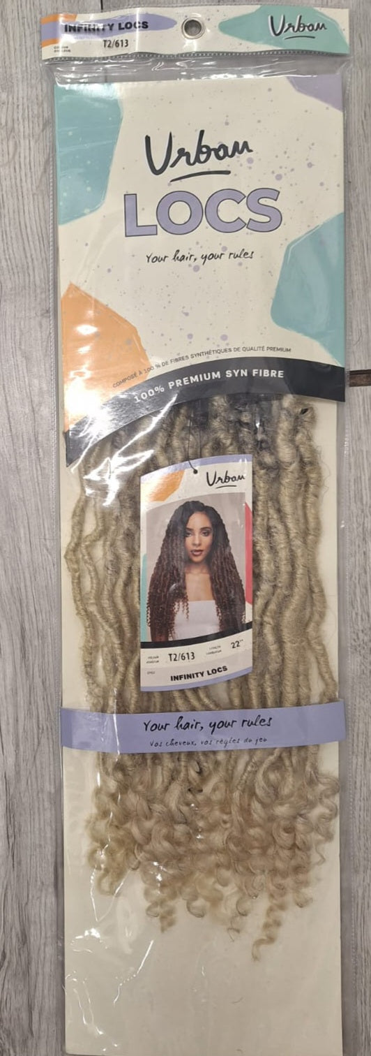 Urban Infinity Locs Crochet Hair 22"