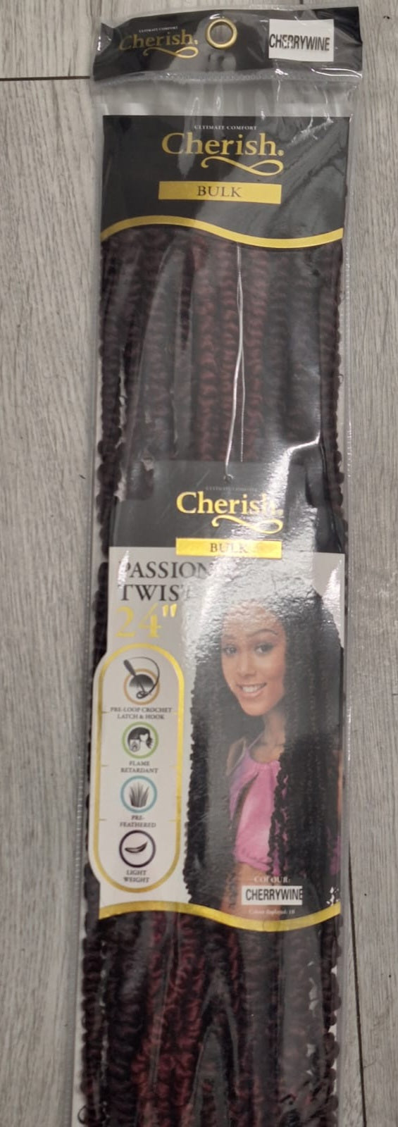 CHERISH PASSION TWIST CROCHET BRAID 24"