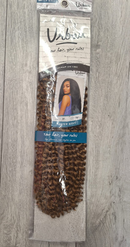 Urban Bulk Water Wave Hair for Braiding & Crochet 18"