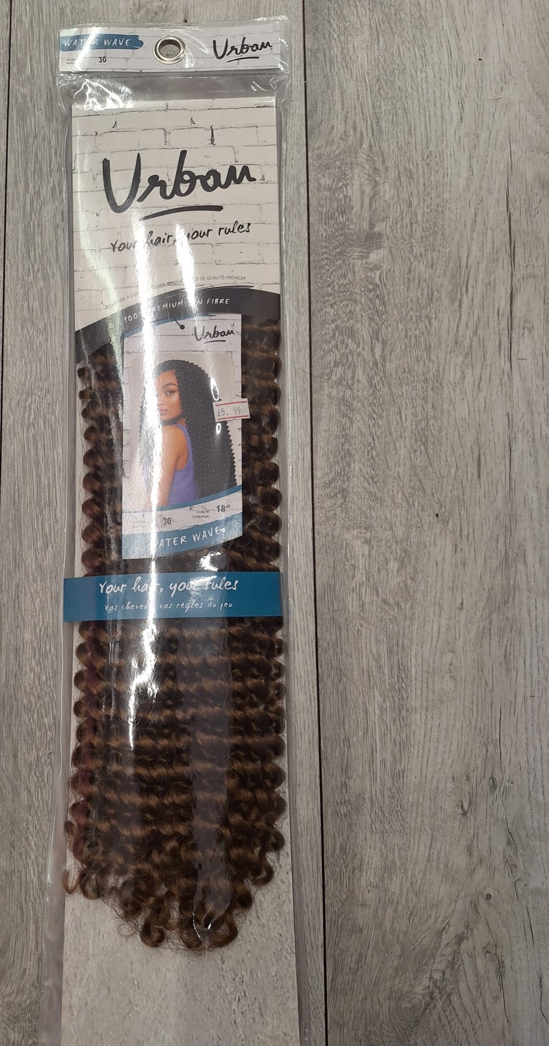 Urban Bulk Water Wave Hair for Braiding & Crochet 18"