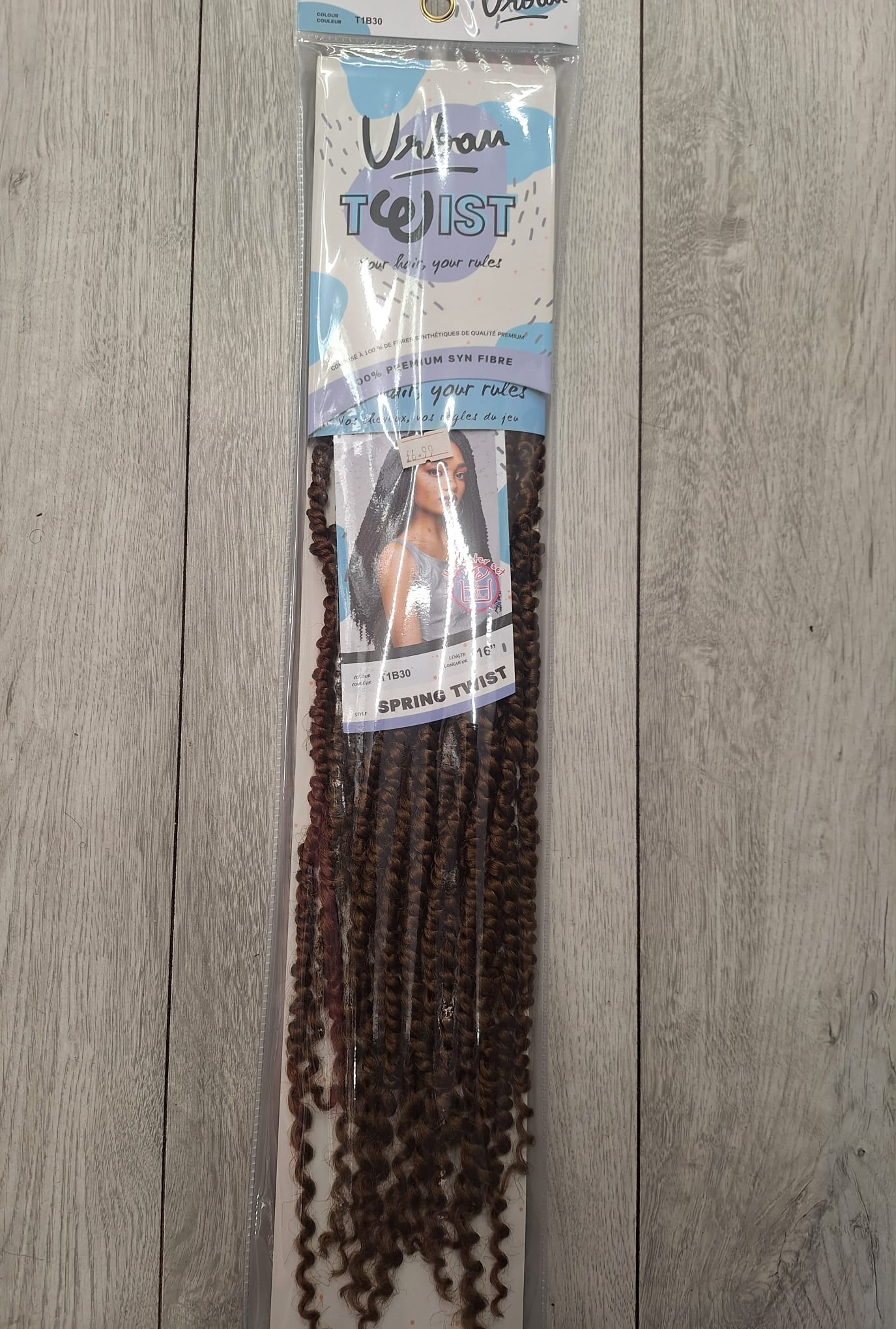 Urban Spring Twist Hair for Braiding & Crochet 16"