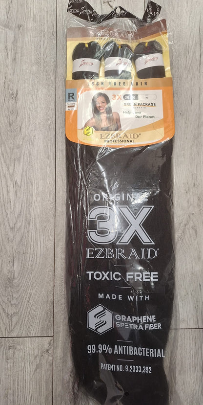 Spetra EZ Braid 26"- 3X Pack Pre-Stretched Braiding Hair Solution