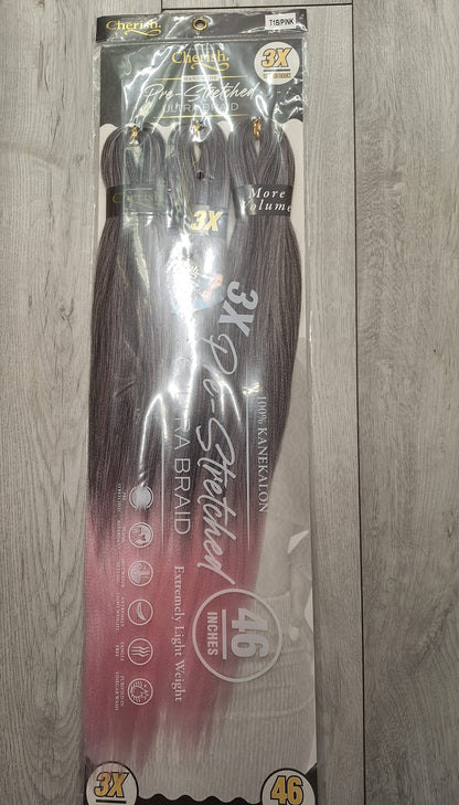 Cherish Pre Stretched Ultra Braid 3x Pack Value Braid