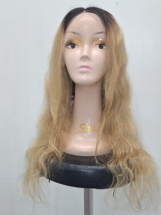 FRONTIERS CLOSURE WIG BODYWAVE OMBRE 24"