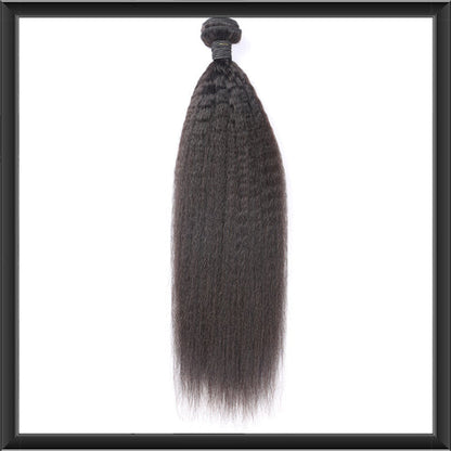 KINKY STRAIGHT - NATURAL BLACK 24"