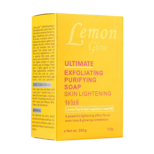 Lemon Glow Ultimate Exfoliating Purifying Soap