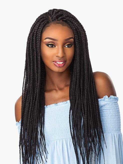 CLOUD 9 SWISS LACE 4X4 BOX BRAID LARGE WIG