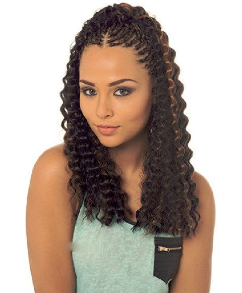 IMPRESSION SYNTHETIC CURLY HAIR EXTENSION BRAIDS - DEEP TWIST BULK