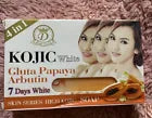 KOJIC WHITE SOAP Gluta Papaya Arbutin Skin Whitening In 7 Days