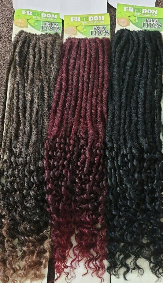 FREEDOM SYN CRO CURL FAUX LOCS 20"